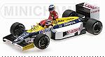 Williams FW11 Honda GP Germany 1986 Nelson Piquet (with Keke Rosberg riding on car) by MINICHAMPS