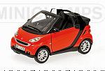 Smart Fortwo Cabriolet 2007 Red  'Minichamps Car Collection'