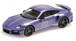 Porsche 911 Turbo S Coupe (992) Sport Design 2021 (Purple) by MINICHAMPS