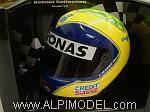 Helmet Felipe Massa Formula 1 2002 (scale 1/2 - 14cm )