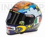Helmet AGV MotoGP Mugello 2008 Valentino Rossi  (1/2 scale - 13cm)