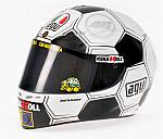 Helmet AGV MotoGP Barcelona 2008 Valentino Rossi (1/2 scale - 13cm) by MINICHAMPS