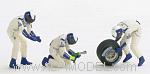 Williams Pit Stop rear tire change set 2002 by MINICHAMPS