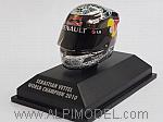 Helmet Sebastian Vettel World Champion F1 2010 (1/8 scale - 3cm)