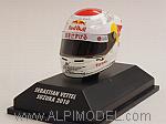 Helmet Sebastian Vettel Suzuka 2010 (1/8 scale - 3cm)