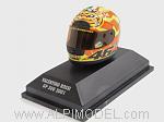 Helmet AGV World Champion GP 500 2001 Valentino Rossi  (1/8 scale - 3cm)