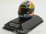 Helmet AGV MotoGP 2002 World Champion Valentino Rossi (1/8 scale - 3cm.)