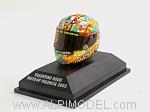 Helmet AGV MotoGP Valencia 2003 Valentino Rossi (1/8 scale - 3cm)