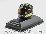 Helmet AGV MotoGP Winter Testing Jerez 2007 Valentino Rossi  (1/8 scale - 3cm)