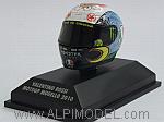 Helmet AGV  Jolly Joker MotoGP Mugello 2010 Valentino Rossi  (1/8 scale - 3cm)