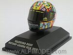 Helmet AGV Laguna Seca MotoGP 2010 Valentino Rossi  (1/8 scale - 3cm)