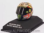 Helmet AGV MotoGP Misano 2012 Valentino Rossi (1/8 scale - 3cm)