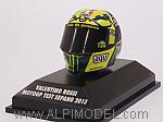 Helmet AGV Test MotoGP Sepang 2013 Valentino Rossi (1/8 scale - 3cm)