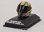 Helmet AGV MotoGP Test Sepang  2014 Valentino Rossi  (1/8 scale - 3cm)