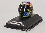 Helmet AGV MotoGP Misano 2014 Valentino Rossi  (1/8 scale - 3cm)