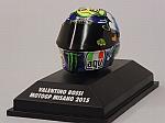 Helmet AGV MotoGP Misano 2015 Valentino Rossi (1/8 scale - 3cm)