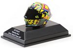 Helmet AGV Valentino Rossi Winner MotoGP Assen 2017 (1/8 scale - 3cm) by MINICHAMPS