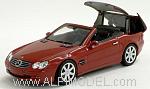 Mercedes SL 2001 (Bernstein Red)(with working opening roof)