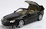 Mercedes SL Class 2001 (Black)(with working opening roof)