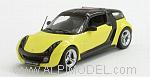 Smart Roadster coupe 2002 (Yellow/Black). by MINICHAMPS