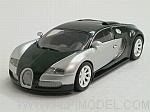 Bugatti Veyron Centenaire Edition (Crome/Green) by MINICHAMPS