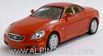 Lexus SC430 Cabriolet 2001 closed roof (Vulcano Red) by MINICHAMPS