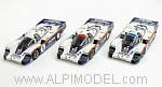 Porsche 956L Set Winners  Le Mans 1982 1-2-3 (3 cars)