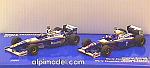 World Champion Set Williams FW18 D. Hill 1996 & Williams FW19 J. Villeneuve 1997