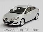 Opel Astra 4-doors 2012 Silver by MINICHAMPS
