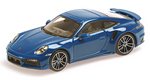 Porsche 911 Turbo S Coupe (992) Sport Design 2021 (Blue) by MINICHAMPS