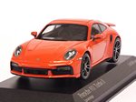 Porsche 911 Turbo S (992) 2020 (Orange) by MINICHAMPS