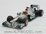 Mercedes F1 W03 Pole Position GP Monaco 2012 Michael Schumacher