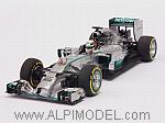 Mercedes W05 AMG Winner GP Abu Dhabi 2014 World Champion Lewis Hamilton