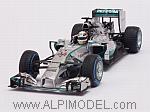 Mercedes W05 AMG F1 Hybrid Winner GP Japan 2014 World Champion Lewis Hamilton (rain tyres)