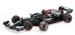 Mercedes W12 AMG #44 GP Spain 2021 Lewis Hamilton 100th Pole Position by MINICHAMPS