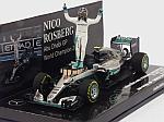 Mercedes W07 AMG Hybrid #6 GP Abu Dhabi 2016 World Champion Nico Rosberg (with figurine) (HQ resin)