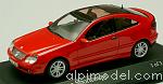Mercedes C Class Sport Coupe' 2001 (Magma red)
