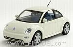 Volkswagen New Beetle 1998 (Cool White) by MINICHAMPS