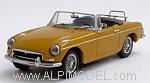 MG B Spider 1967 (Bronze Yellow) with real spoke wheels