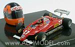 Ferrari 126 C2 Gilles Villeneuve and Helmet 1982