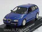 Alfa Romeo 156 Sportwagon 2001 (Daytona Blue Metallic) 'Minichamps Car Collection'