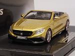 Brabus 850 (Mercedes AMG S63 Cabriolet) 2016 (Gold) by MINICHAMPS