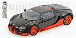 Bugatti Veyron Super Sport Carbon & Orange Top Gear 1/18