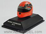 Helmet Michael Schumacher 2012 (Minichamps- Schuberth) (1/8 scale- 3cm)