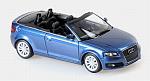 Audi A3 Cabriolet Dark Blue Metallic 2007  'Maxichamps' Edition by MINICHAMPS