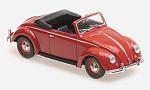 Volkswagen Hebmuller Cabriolet 1950 (Red)  'Maxichamps' Edition