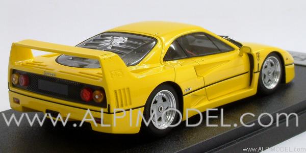 makeup Ferrari F40 Street 1988 (Yellow) (1/43 scale model)