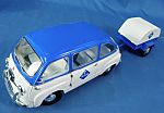 Fiat 600 Multipla ARAL with trailer