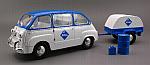 Fiat 600 Multipla ARAL with trailer