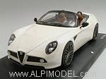 Alfa Romeo 8C Spider Geneve 2008 1/18 scale  in Gift Box - leather base